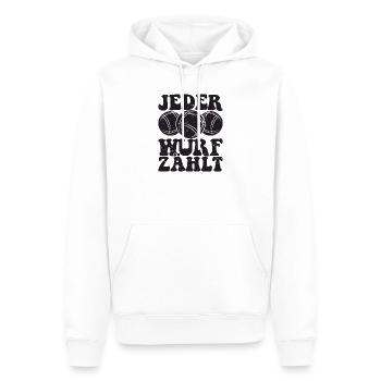 Boule Spruch Kugeln für Bouler Boccia Spiel - Männer Premium Bio Hoodie - Weiß - Vorne - Nico (187cm)