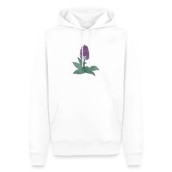 dänische Orchidee - Männer Premium Bio Hoodie - Weiß - Vorne - Nico (187cm)