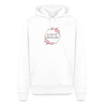 Diabetologin Ärztin Doktorin Beruf Geschenk - Männer Premium Bio Hoodie - Weiß - Vorne - Nico (187cm)