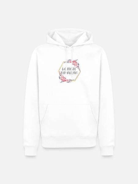Nephrologin Ärztin Doktorin Beruf Geschenk - Männer Premium Bio Hoodie - Weiß
