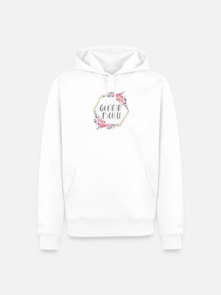 Schweiz Genf Mädchen Heimat Geschenk - Männer Premium Bio Hoodie - Weiß
