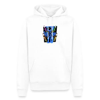 10 Geburtstag Junge Astronaut Rakete - zehn Jahre - Männer Premium Bio Hoodie - Weiß - Vorne - Nico (187cm)