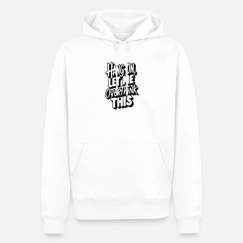 Motivationstext Freizeit Afrikanischer Stil - Männer Premium Bio Hoodie - Weiß