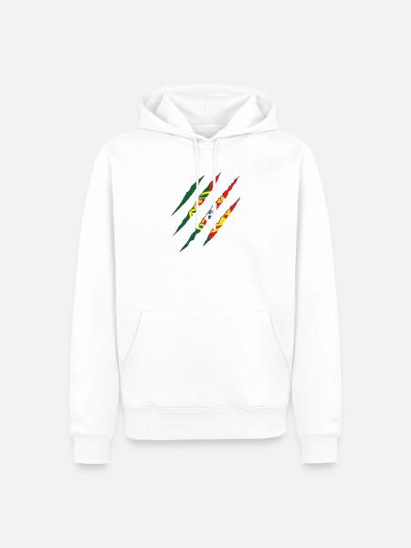 Portugal - Männer Premium Bio Hoodie - Weiß