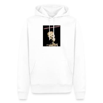 Skelett lustig für Halloween - Männer Premium Bio Hoodie - Weiß - Vorne - Nico (187cm)