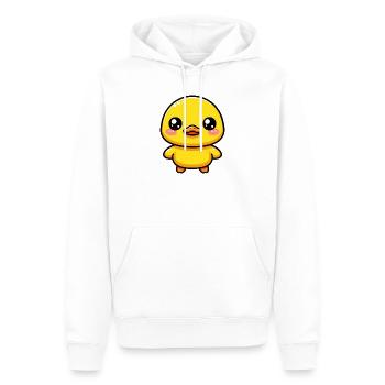 Ente Ente Ente Ente Ente - Männer Premium Bio Hoodie - Weiß - Vorne - Nico (187cm)