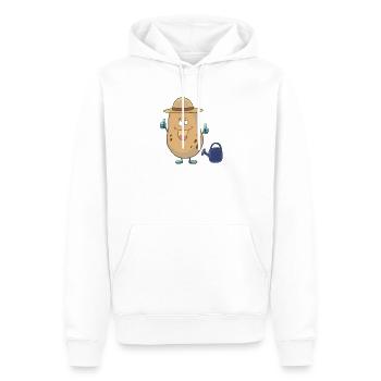 Kartoffel Kartoffeln GartenHobbygärtner - Männer Premium Bio Hoodie - Weiß - Vorne - Nico (187cm)