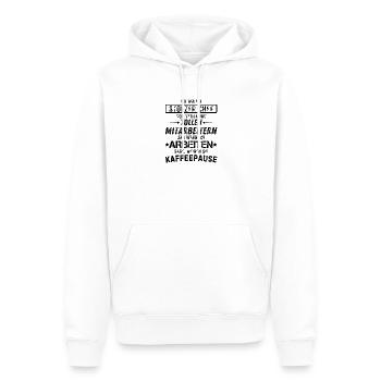 Ein Stolzer Chef Von Verdammt Tollen Mitarbeitern - Männer Premium Bio Hoodie - Weiß - Vorne - Nico (187cm)