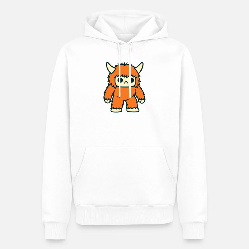 Cute Devil by toystudio 71 / FANMAN - Männer Premium Bio Hoodie - Weiß