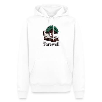 Gedenkbaum des Lebensdesigns - Männer Premium Bio Hoodie - Weiß - Vorne - Nico (187cm)