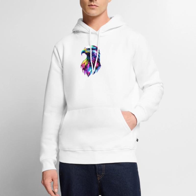 Eagle Bald Eagle Golden Eagle White-tailed Eagle Men’s Premium Organic Hoodie