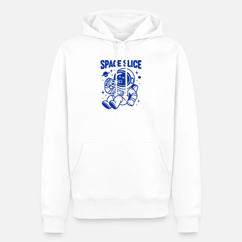 Conception de bébé astronaute de l’espace - Sweat à capuche Premium bio Homme - blanc