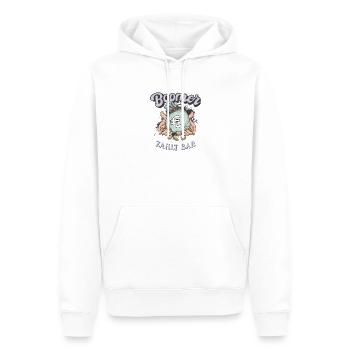 Boomer zahlt bar – Lustiges Bargeld Motiv - Männer Premium Bio Hoodie - Weiß - Vorne - Nico (187cm)