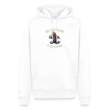 Don’t Lose Your Head – Funny Halloween Design - Männer Premium Bio Hoodie - Weiß - Vorne - Nico (187cm)