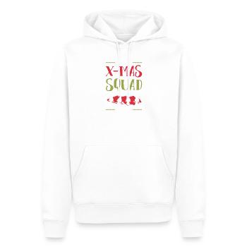 X-Mas Squad - Männer Premium Bio Hoodie - Weiß - Vorne - Nico (187cm)