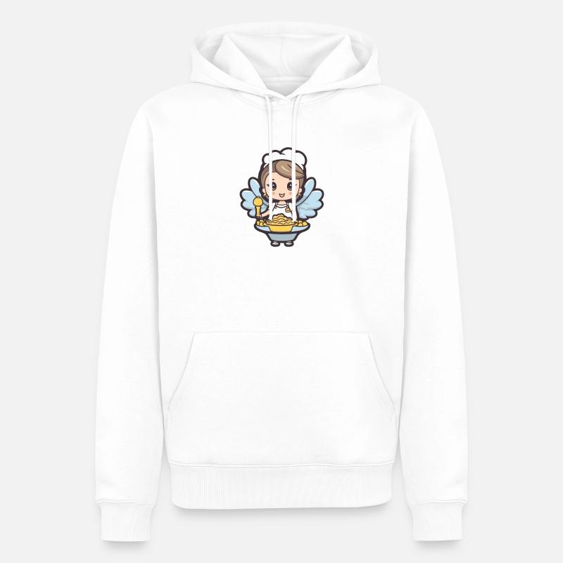 Fee Backen Backfee Kochen - Männer Premium Bio Hoodie - Weiß