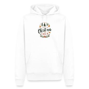 Comptable Christmas Crew Tee - Sweat à capuche Premium bio Homme - blanc - Devant - Nico (187cm)