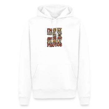 Peinliche Familie Familienabend - Männer Premium Bio Hoodie - Weiß - Vorne - Nico (187cm)