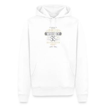 55. Geburtstag 55 Jahre alt Spruch Geschenk - Männer Premium Bio Hoodie - Weiß - Vorne - Nico (187cm)