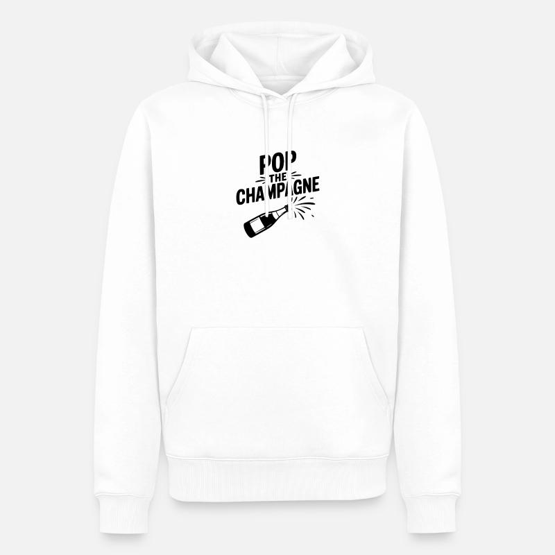 Faites éclater le - Sweat à capuche Premium bio Homme - blanc