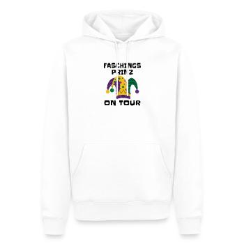 Carnival Prince on Tour – Carnival Costume - Men’s Premium Organic Hoodie - white - Front - Nico (187cm)