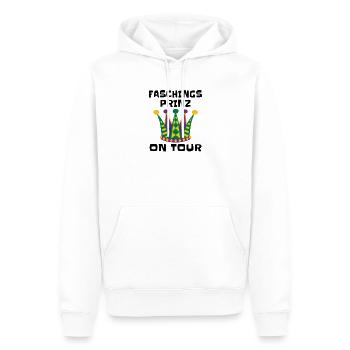 Carnival Prince on Tour – Carnival Costume - Men’s Premium Organic Hoodie - white - Front - Nico (187cm)