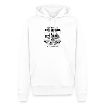 Stolzer Chef von tollen Mitarbeitern Geschenk - Men’s Premium Organic Hoodie - white - Front - Nico (187cm)
