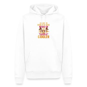 41 I'm A Hobby Horse Girl - Men’s Premium Organic Hoodie - white - Front - Nico (187cm)