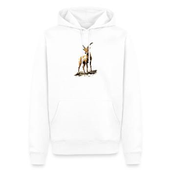 Steinbock Ziege Alpensteinbock Capricorn Ziegen - Männer Premium Bio Hoodie - Weiß - Vorne - Nico (187cm)