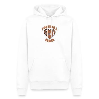 Fan de saison Football Mom - Sweat à capuche Premium bio Homme - blanc - Devant - Nico (187cm)
