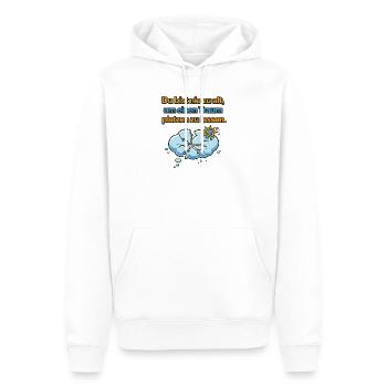 Conception de Dream Burst Never Too Old - Sweat à capuche Premium bio Homme - blanc - Devant - Nico (187cm)