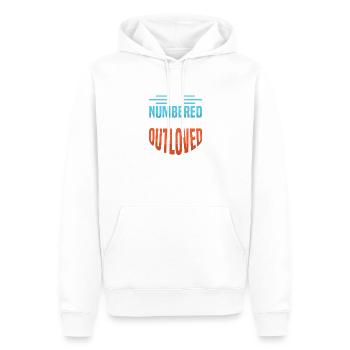 Dad father of three girls daughters - Men’s Premium Organic Hoodie - white - Front - Nico (187cm)