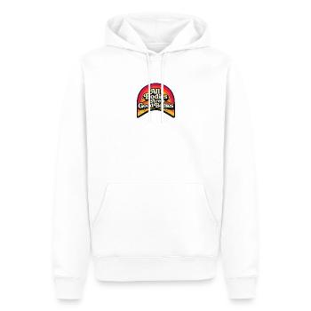All Bodies Are Good Bodies Retro Rainbow - Männer Premium Bio Hoodie - Weiß - Vorne - Nico (187cm)