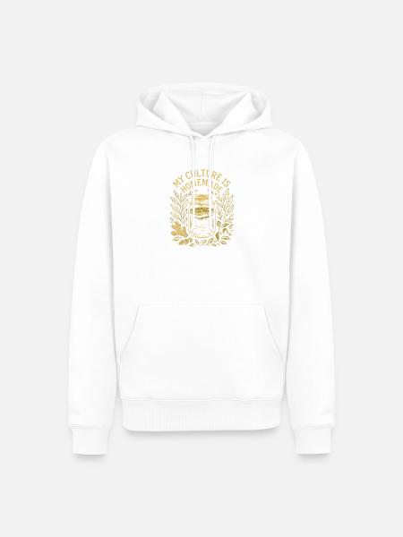 Hausgemachte Kultur | Kombucha Fermentation - Männer Premium Bio Hoodie - Weiß