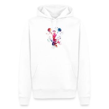 Cheerleader Cheer Mom Cheerleading - Männer Premium Bio Hoodie - Weiß - Vorne - Nico (187cm)