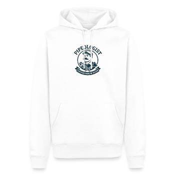 Rohr-Experte | Klempner Problemlöser - Männer Premium Bio Hoodie - Weiß - Vorne - Nico (187cm)