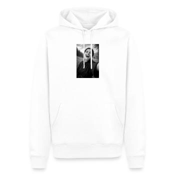 Saint Gemma Galgani Selfie Portrait - Men’s Premium Organic Hoodie - white - Front - Nico (187cm)