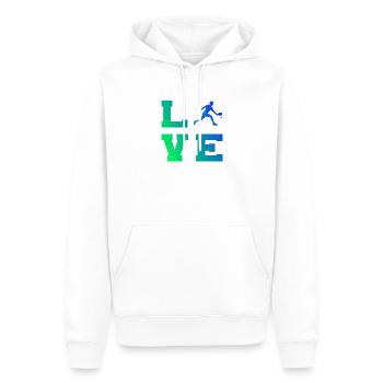 Pickleballspieler Geschenk für pickleball pro Fans - Männer Premium Bio Hoodie - Weiß - Vorne - Nico (187cm)
