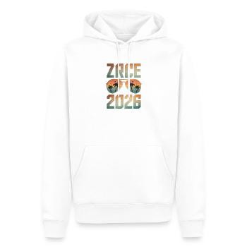 Zrce Party 2026 - Männer Premium Bio Hoodie - Weiß - Vorne - Nico (187cm)
