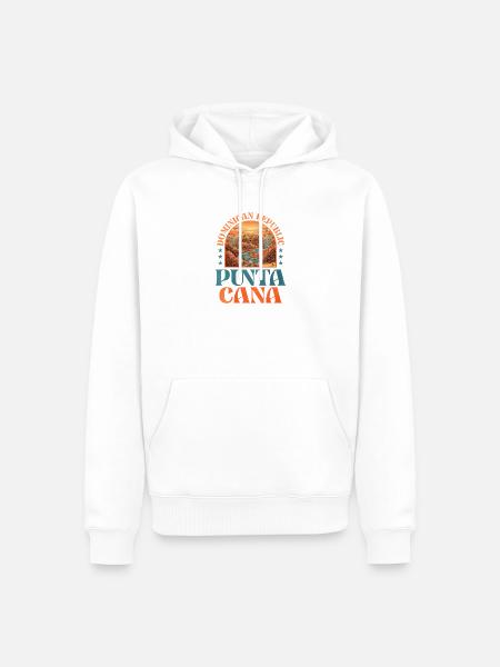 Punta Cana Tropeninsel Design - Männer Premium Bio Hoodie - Weiß