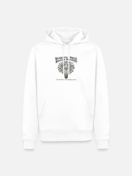 ADHS Hyperfokus - Spezialist für Mustererkennung - Männer Premium Bio Hoodie - Weiß