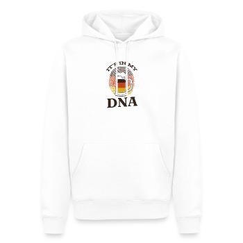 Deutschland Bier Spruch lustig - Männer Premium Bio Hoodie - Weiß - Vorne - Nico (187cm)