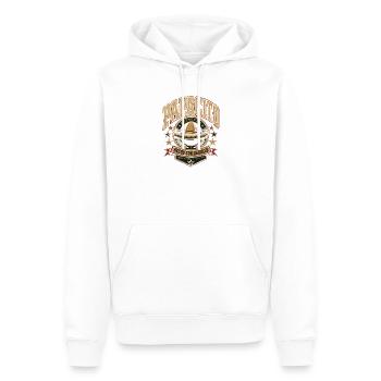 PAPACITO Mexiko Tradition Shirt - Männer Premium Bio Hoodie - Weiß - Vorne - Nico (187cm)