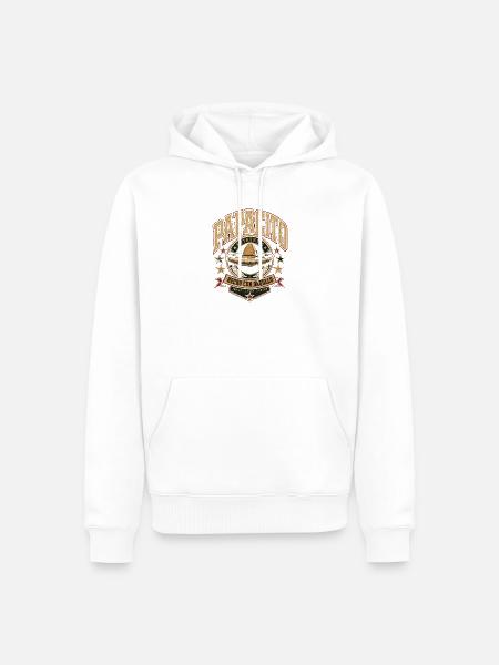 PAPACITO Mexiko Tradition Shirt - Männer Premium Bio Hoodie - Weiß