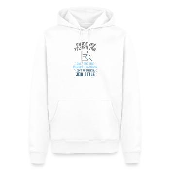 forensischer wissenschaftler kriminologie - Männer Premium Bio Hoodie - Weiß - Vorne - Nico (187cm)