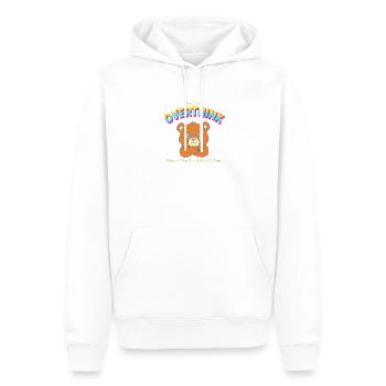 Zu viel Nachdenken, Guter Bär - Männer Premium Bio Hoodie - Weiß - Vorne - Nico (187cm)