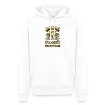 Oldtimer Baujahr 1977 Geburtstag Geschenk - Männer Premium Bio Hoodie - Weiß - Vorne - Nico (187cm)