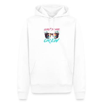 Lloret De Mar Party Crew - Männer Premium Bio Hoodie - Weiß - Vorne - Nico (187cm)