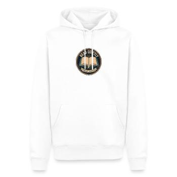 What Is a Silent Book Club Read Quietly Talk Later - Männer Premium Bio Hoodie - Weiß - Vorne - Nico (187cm)