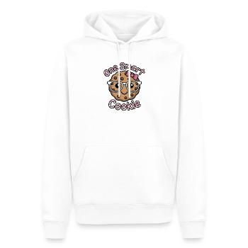 One Smart Cookie - Schlauer Keks mit Brille - Männer Premium Bio Hoodie - Weiß - Vorne - Nico (187cm)
